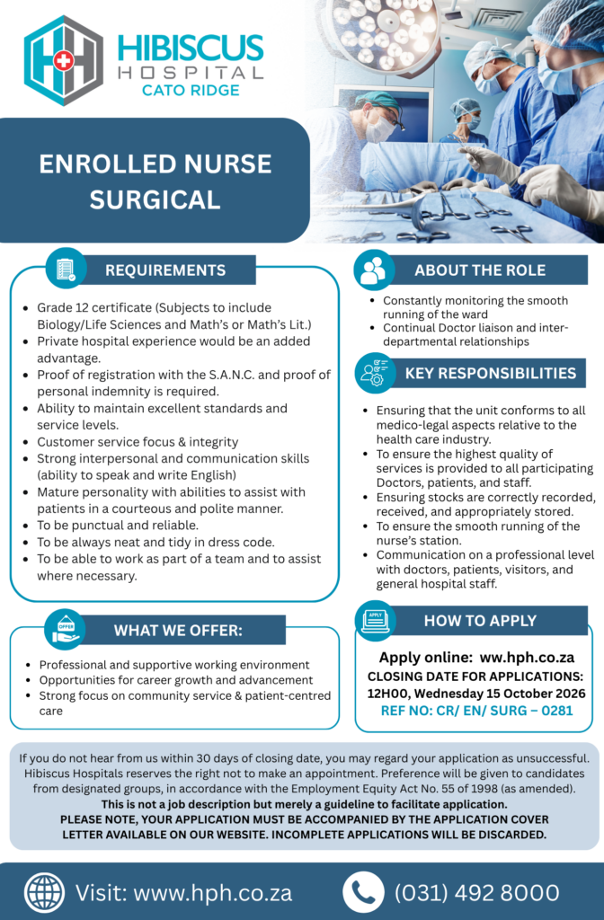Enrolled Nurse Surgical