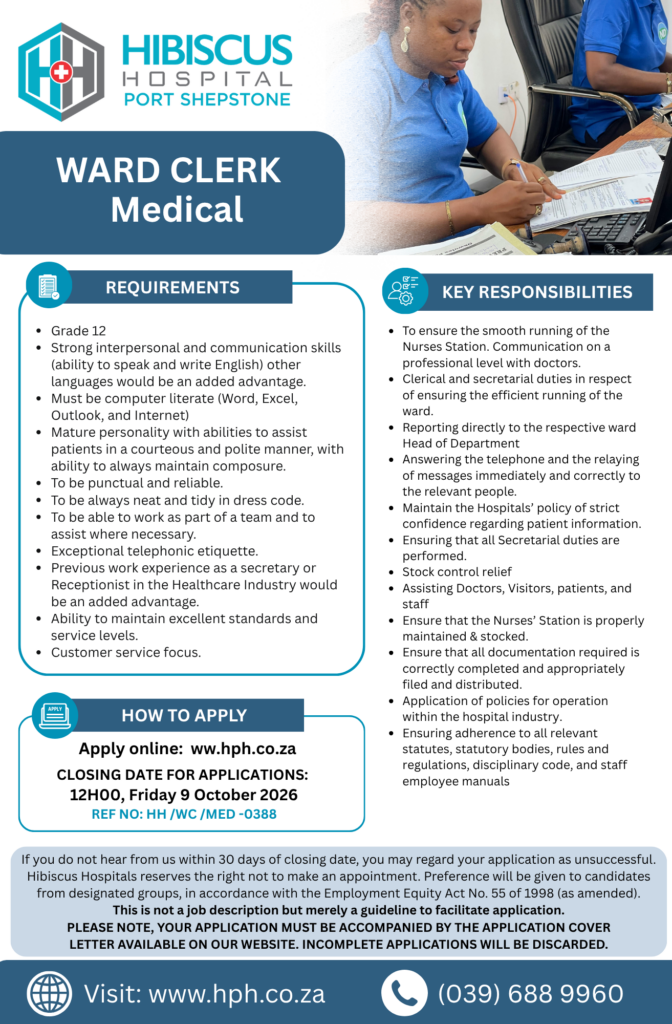Ward Clerk