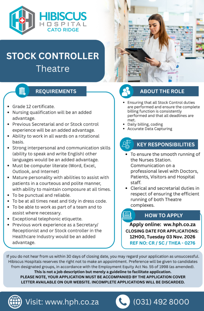 Stock Controller Theatre